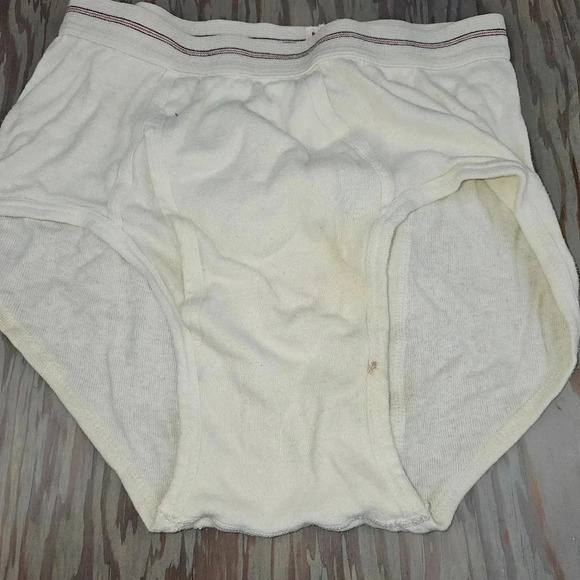 60s vintage thrashed trashed tightie whitie briefs double seated bundle - Picture 10 of 14